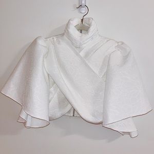 PrettyLittleThing White Crop Top